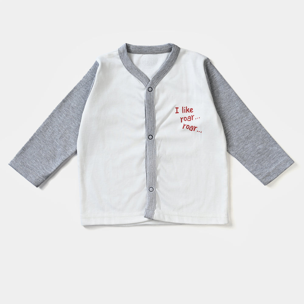 Infant Unisex Night Suit Lion Series Off White