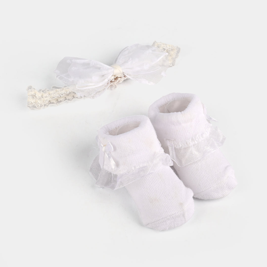 Baby Gift Set Socks With Headband | 0M+