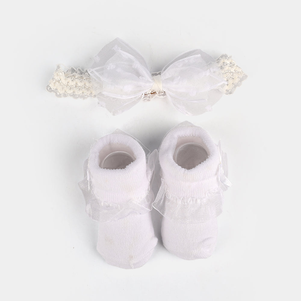 Baby Gift Set Socks With Headband | 0M+