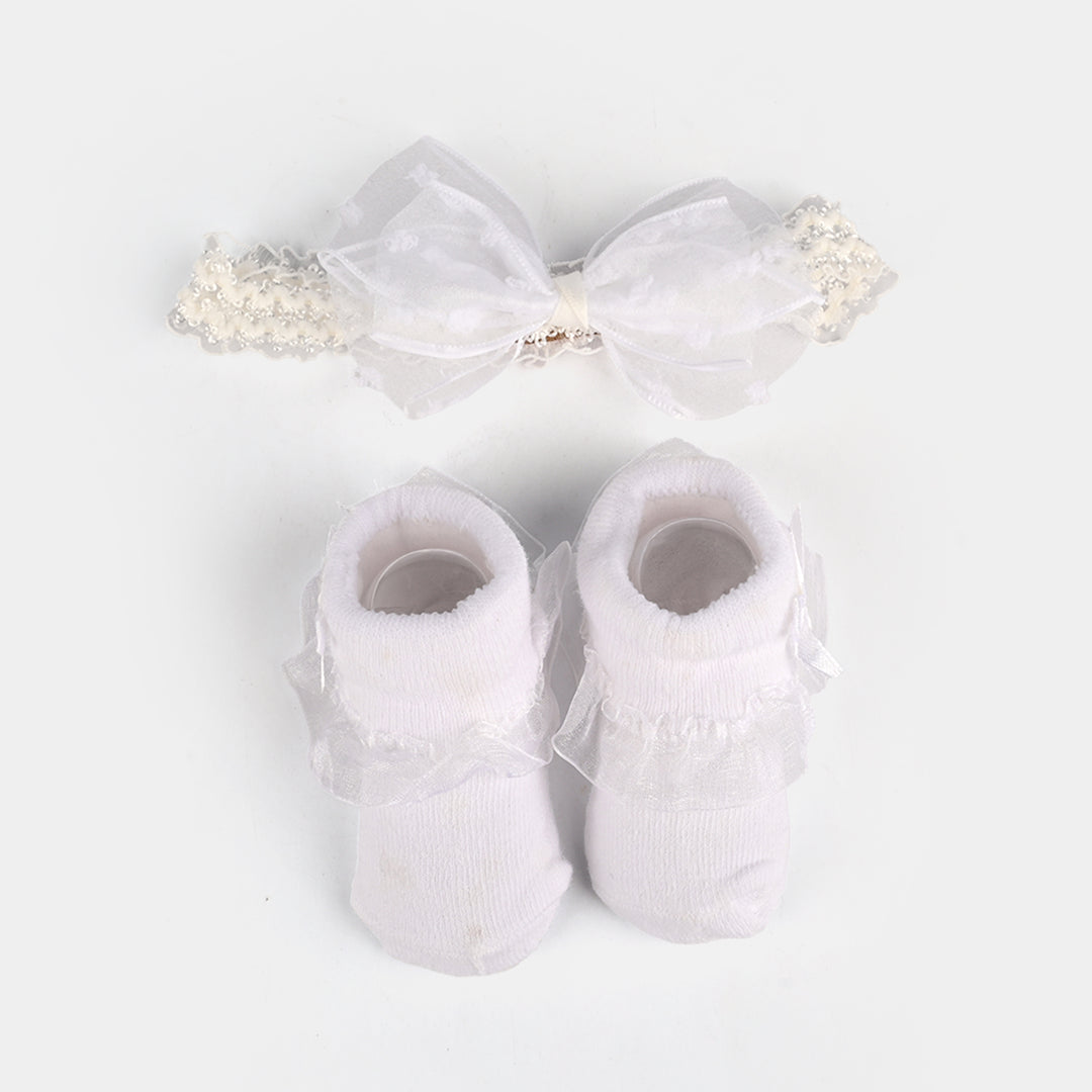 Baby Gift Set Socks With Headband | 0M+