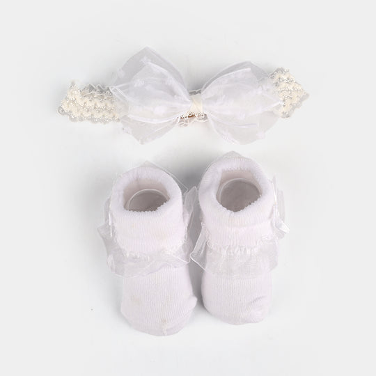 Baby Gift Set Socks With Headband | 0M+