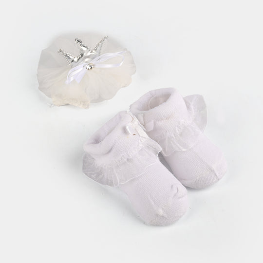 Baby Gift Set Socks With Headband | 0M+
