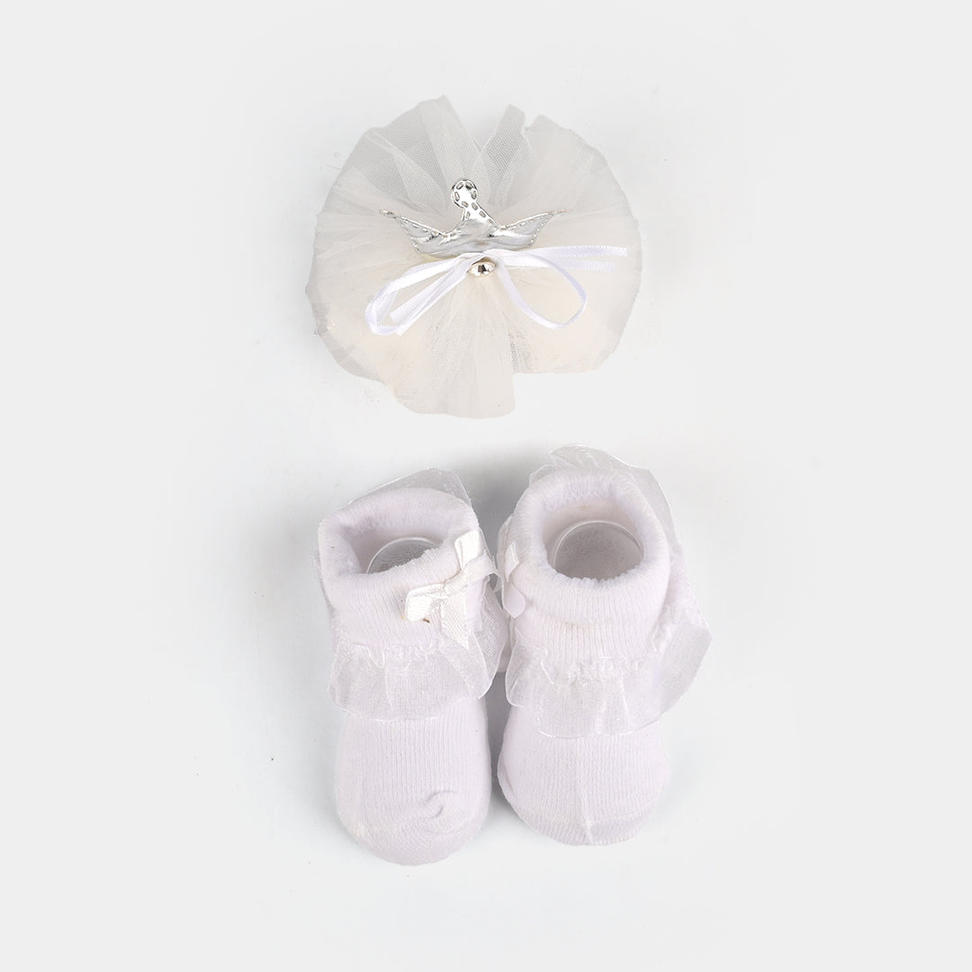 Baby Gift Set Socks With Headband | 0M+