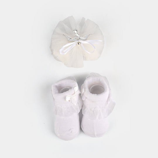Baby Gift Set Socks With Headband | 0M+