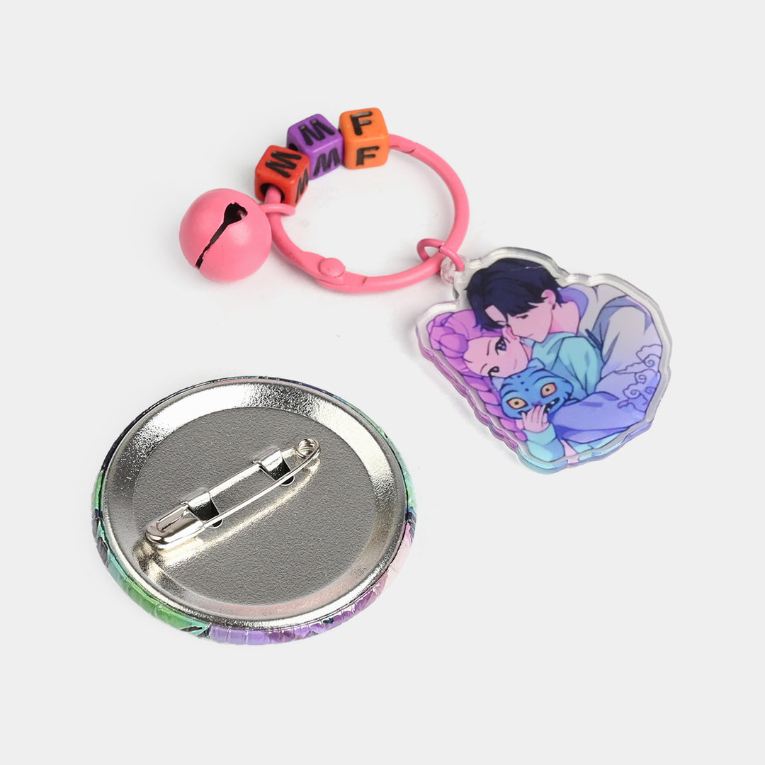 Character badge + Keychain