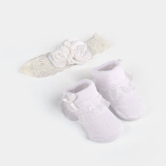 Baby Gift Set Socks With Headband | 0M+