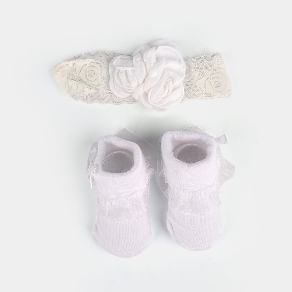 Baby Gift Set Socks With Headband | 0M+