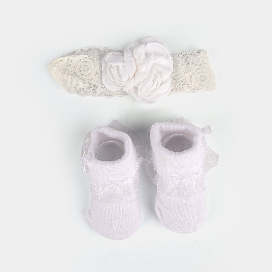Baby Gift Set Socks With Headband | 0M+