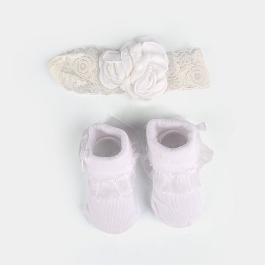Baby Gift Set Socks With Headband | 0M+