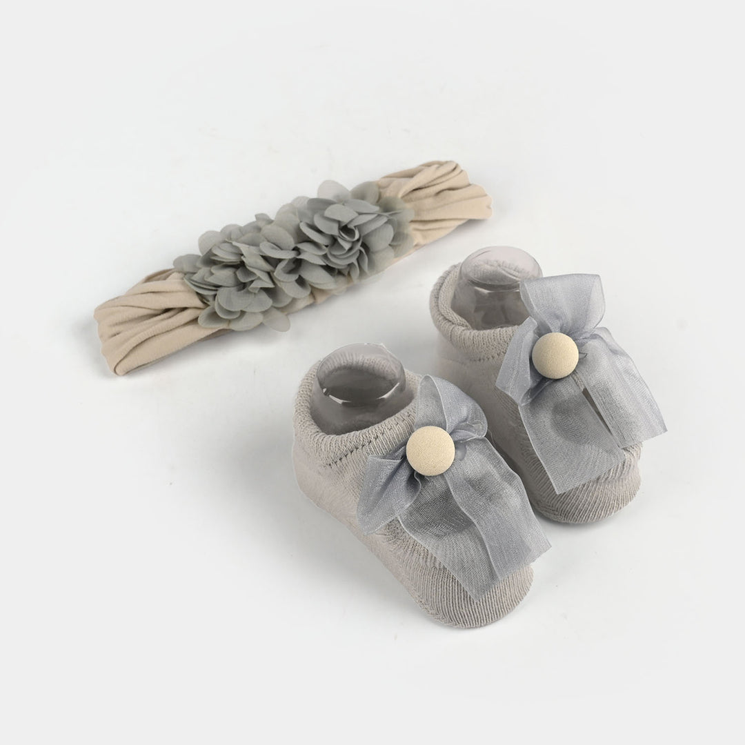 Baby Gift Set Socks With Headband | 0M+