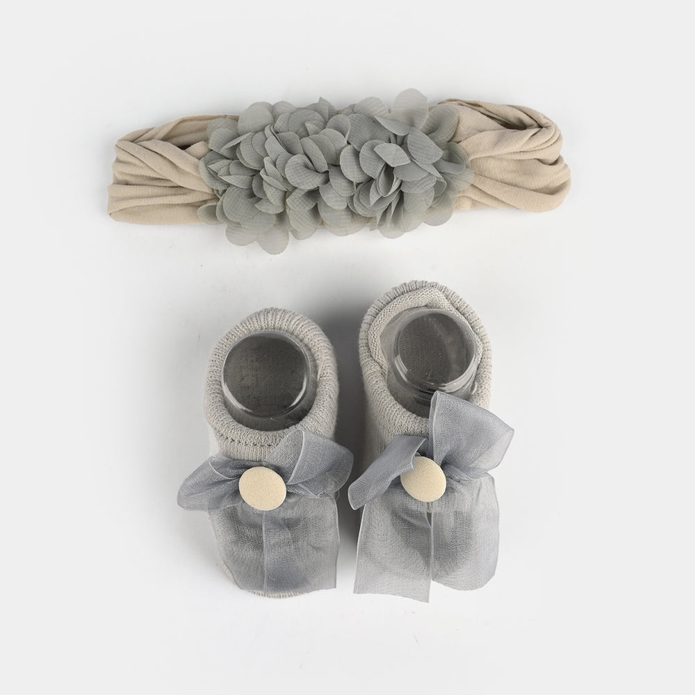 Baby Gift Set Socks With Headband | 0M+