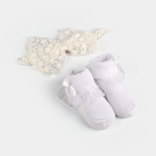Baby Gift Set Socks With Headband | 0M+