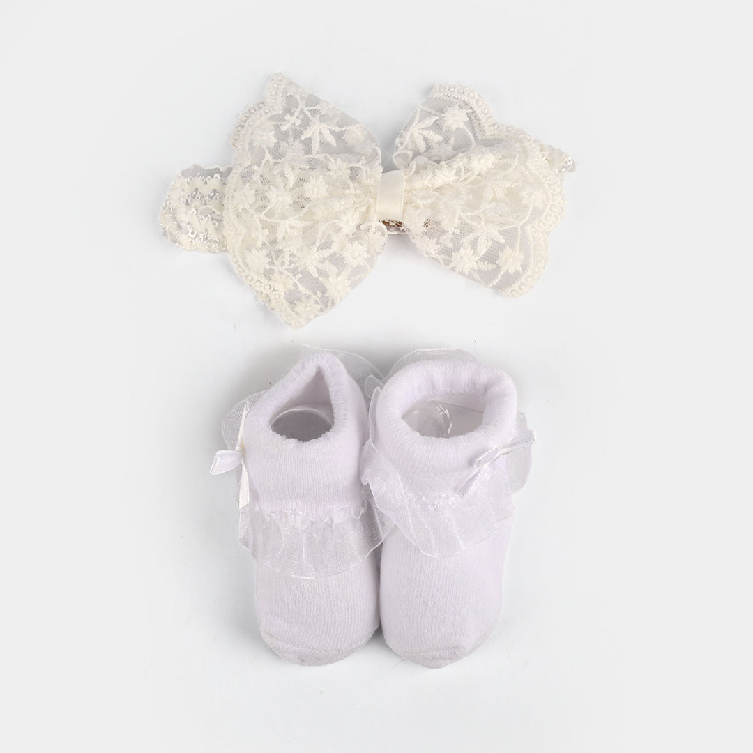 Baby Gift Set Socks With Headband | 0M+