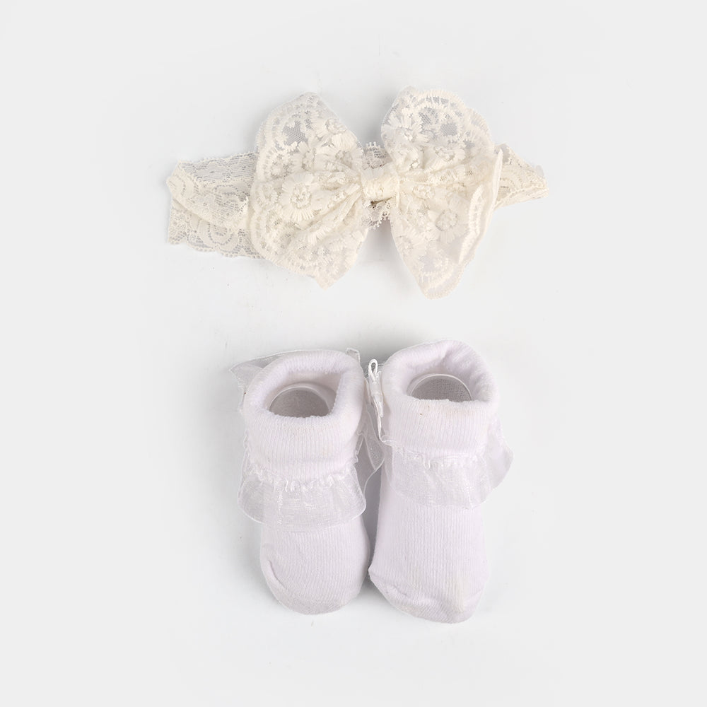 Baby Gift Set Socks With Headband | 0M+