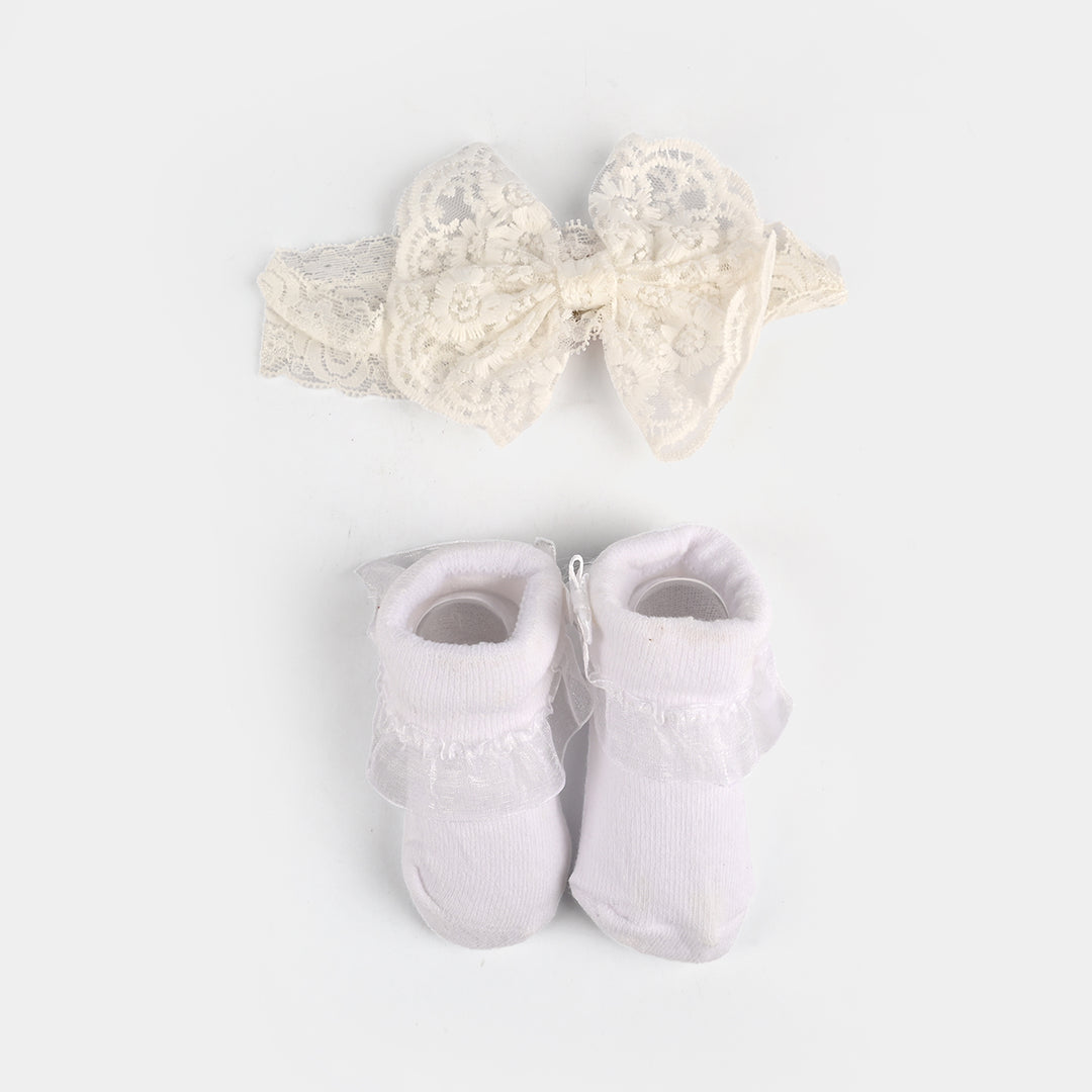 Baby Gift Set Socks With Headband | 0M+