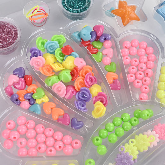 Colorful Beads with Nail Set