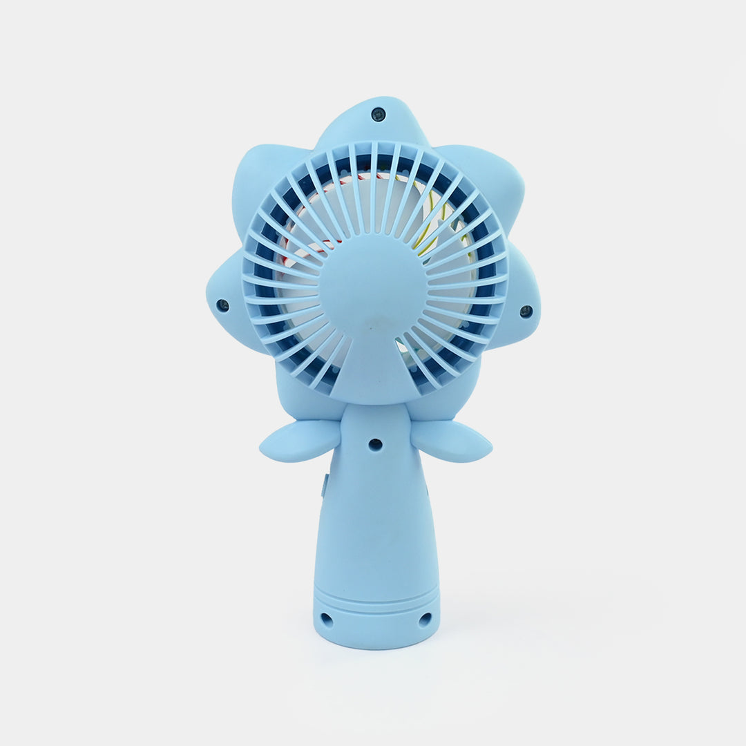 Mini USB Handheld Rechargeable Fan with LED Light