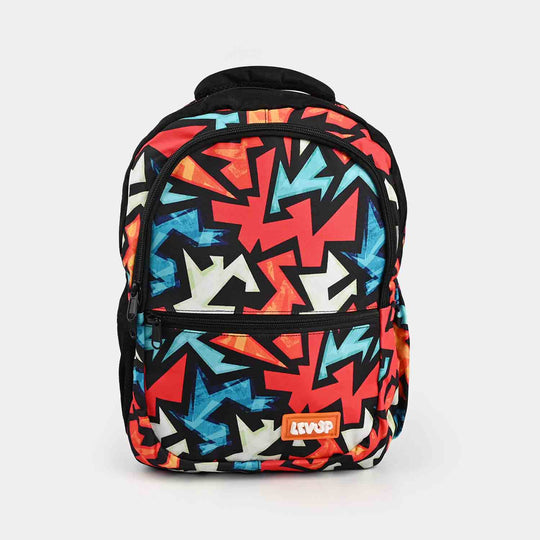 LEVUP GEOMETRICAL SCHOOL BACKPACK FOR CLASS 1-4