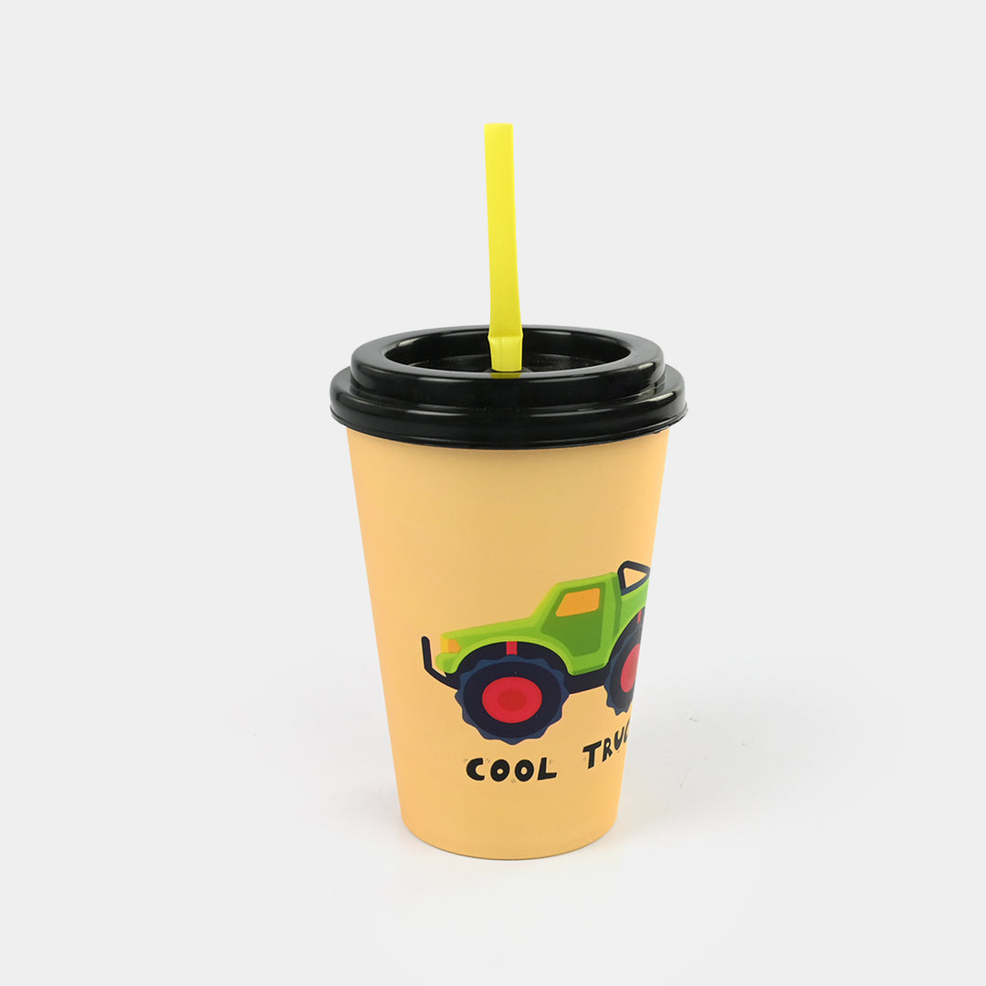 Sipper Cup Yellow-Truck