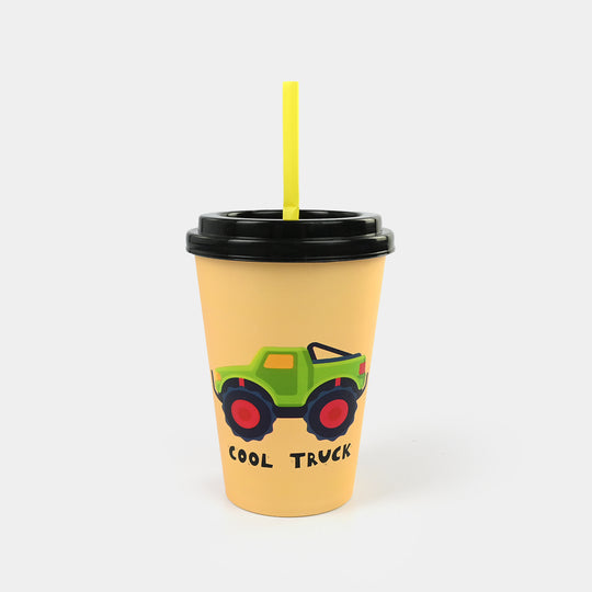 Sipper Cup Yellow-Truck
