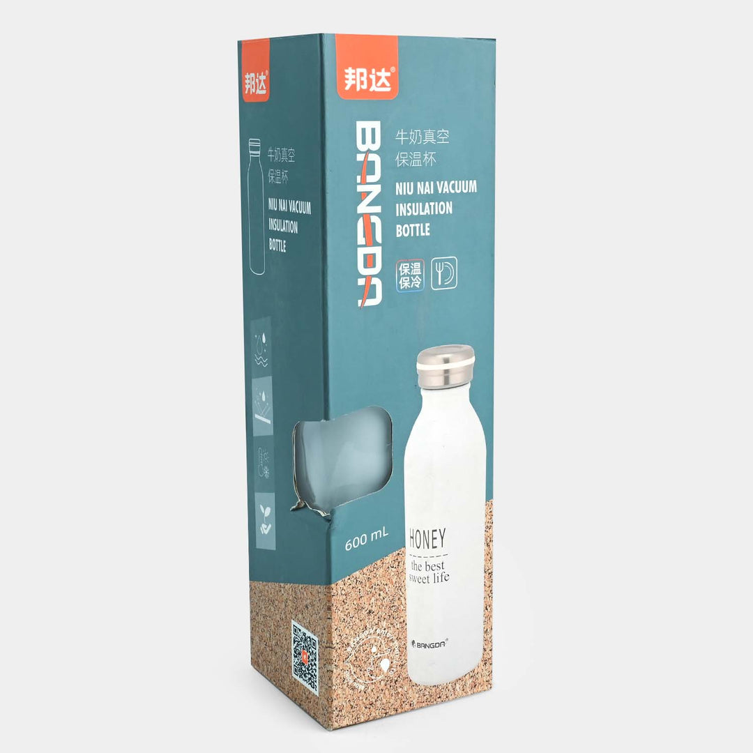 WATER BOTTLE STAINLESS STEEL | 600ml