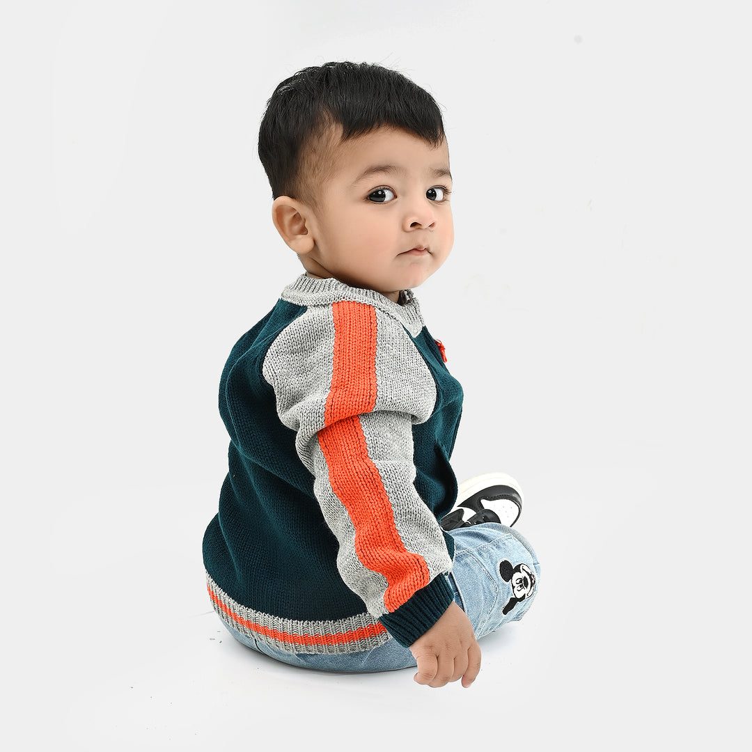 Infant Boys Acrylic Sweater-River Scott-Multi