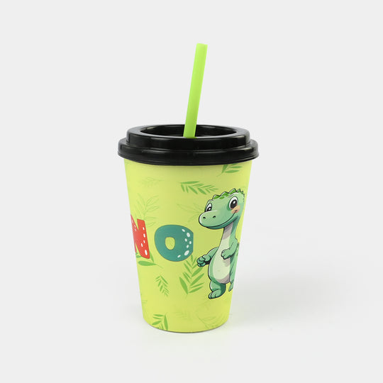 Sipper Cup Lime Yellow-Dino