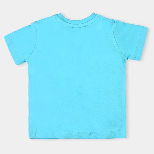 Infant Boys Slub Jersey T-Shirt Ready To Ride-Capri