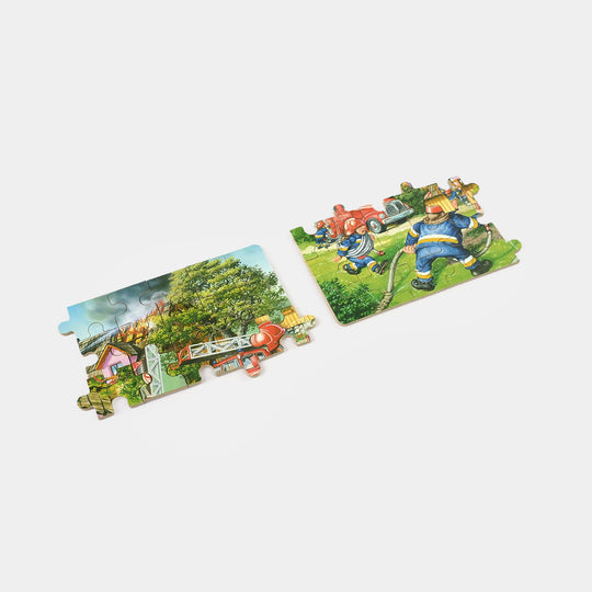 Wooden Puzzle Tin Box