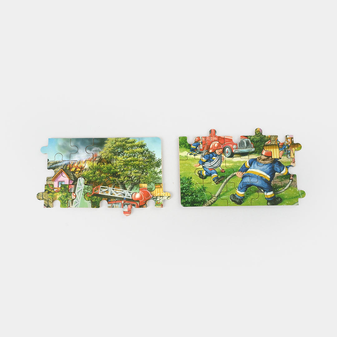 Wooden Puzzle Tin Box