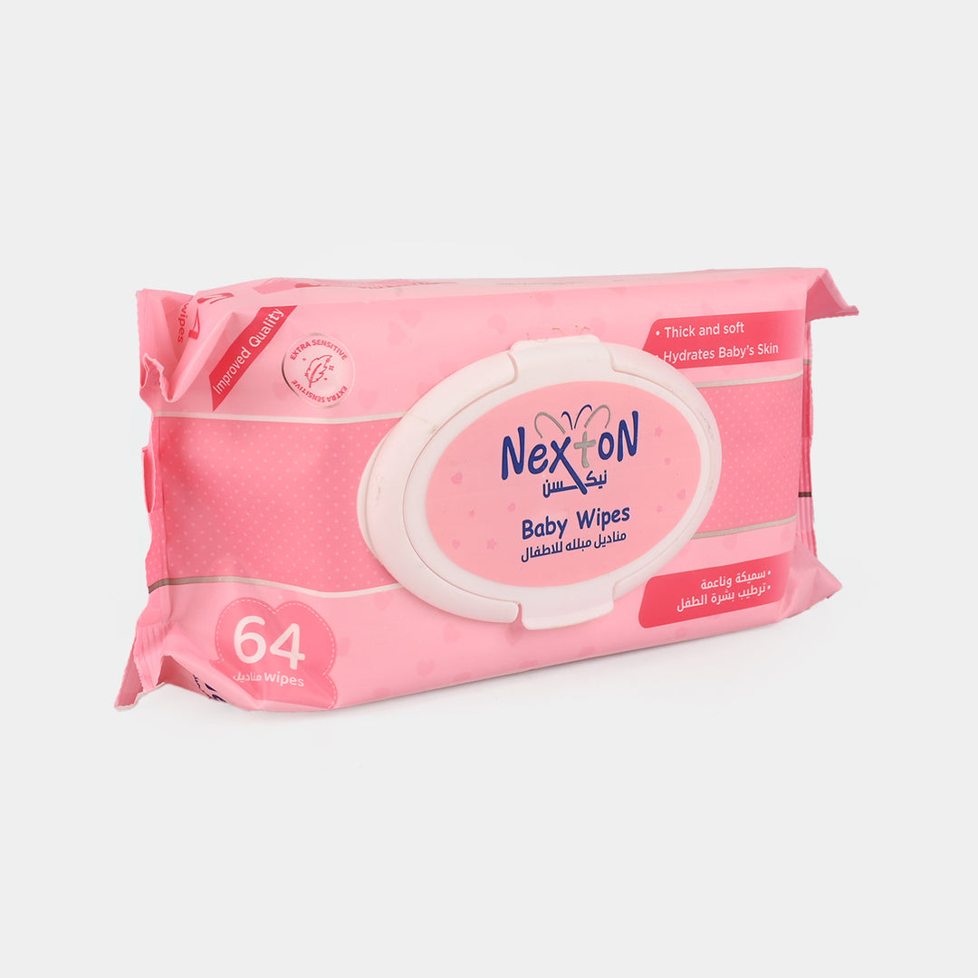 Nexton Baby Wipes 64Pcs