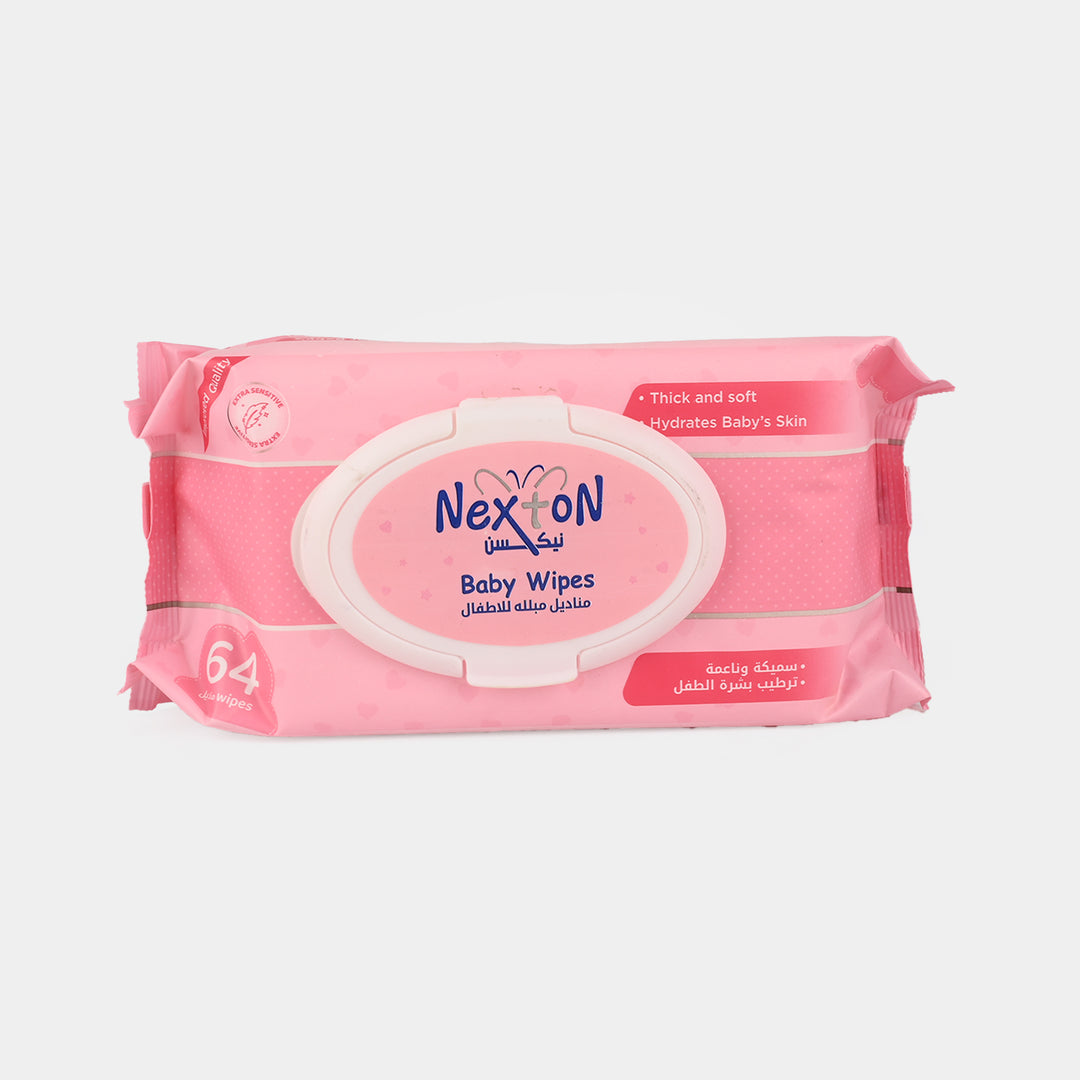 Nexton Baby Wipes 64Pcs