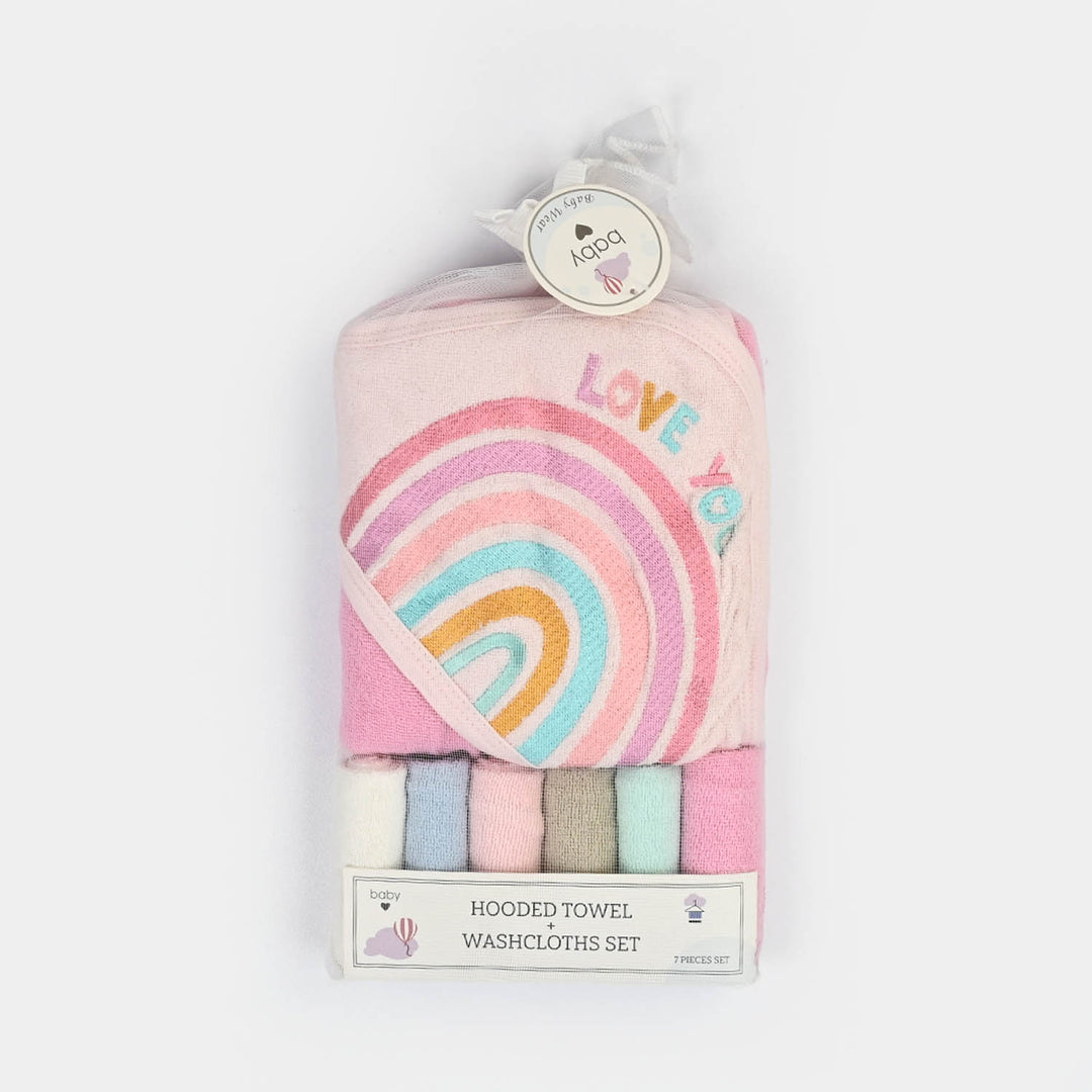 Hooded Bath Towel + Face Towel