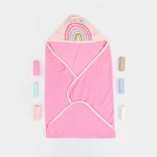 Hooded Bath Towel + Face Towel