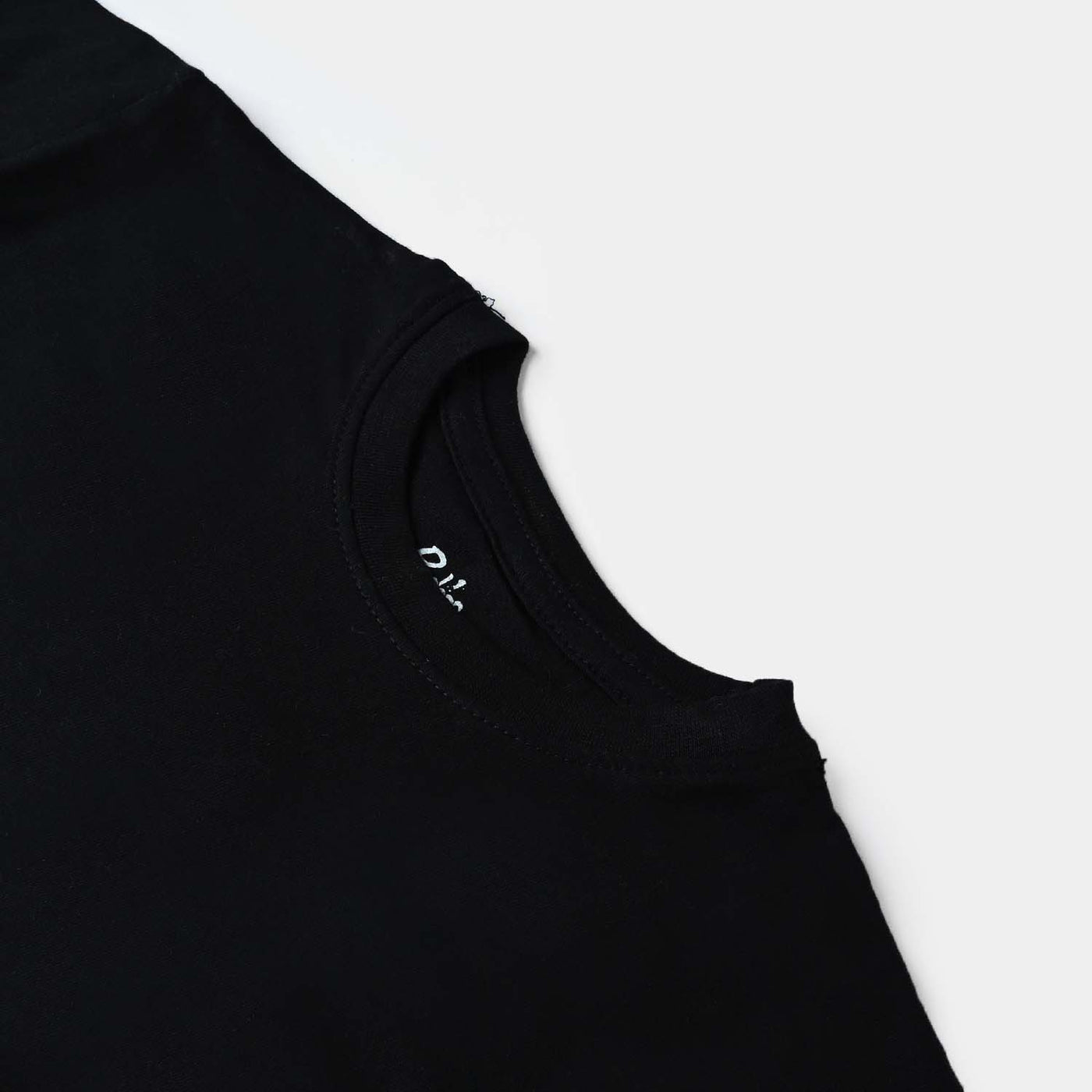 Boys Premium Lycra Jersey T-Shirt -Jet Black