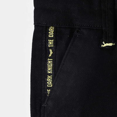 Infant Boys Cotton Twill Pant-BLACK