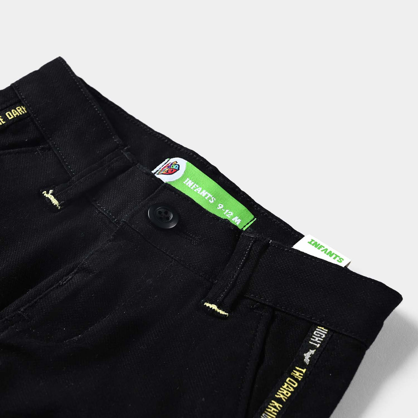 Infant Boys Cotton Twill Pant-BLACK