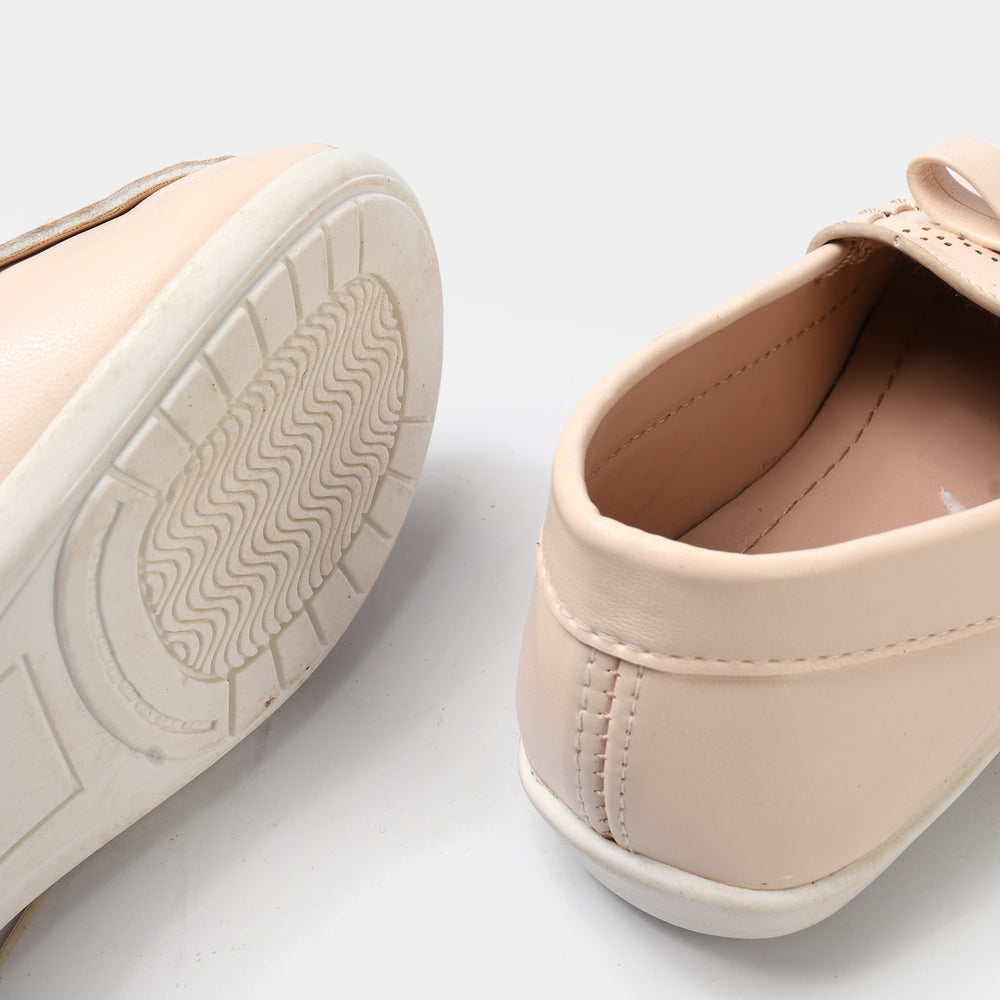 Girls Loafer JV-16-BEIGE
