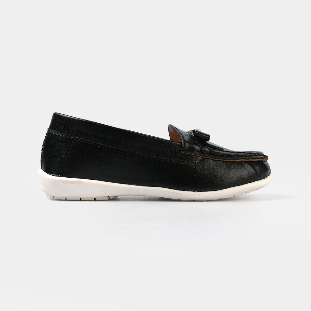 Girls Loafer JV-16-BLACK