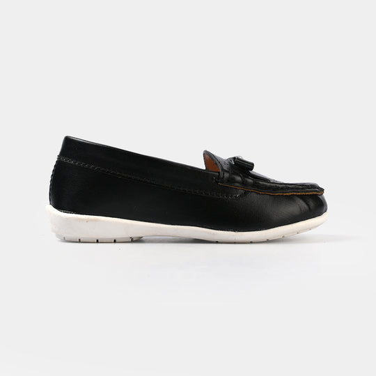 Girls Loafer JV-16-BLACK