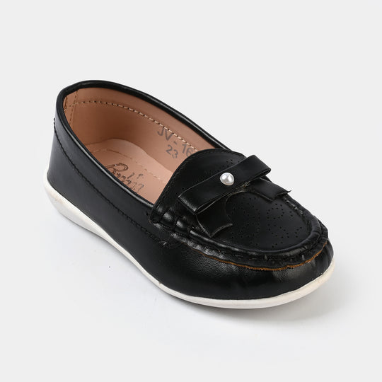Girls Loafer JV-16-BLACK