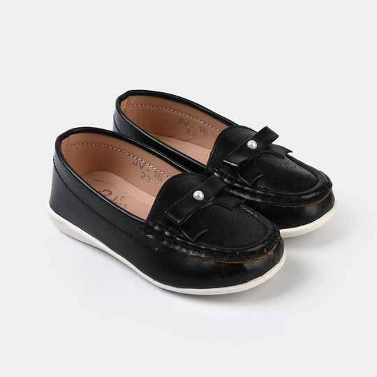 Girls Loafer JV-16-BLACK