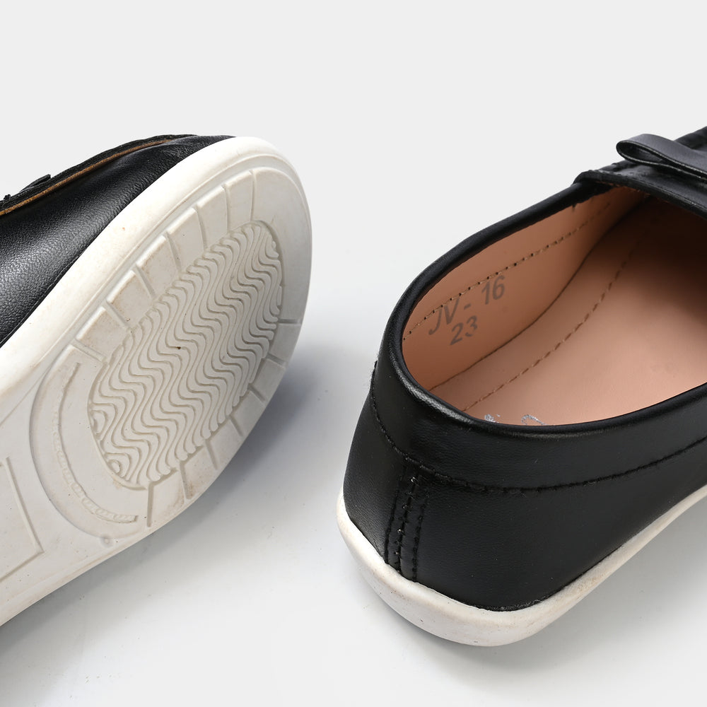 Girls Loafer JV-16-BLACK