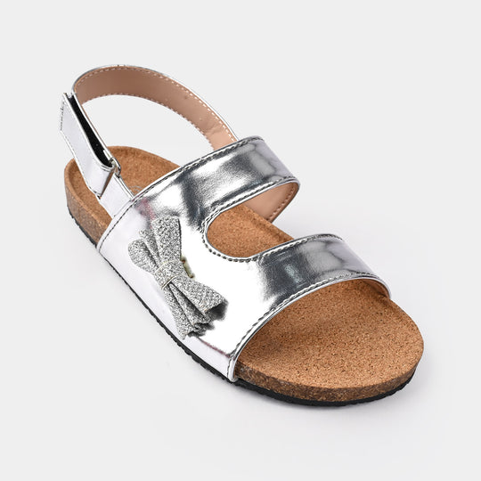 Girls Sandal T-004-SILVER