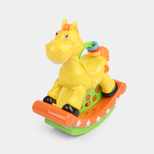 Electric Funny Horse Musical Toy