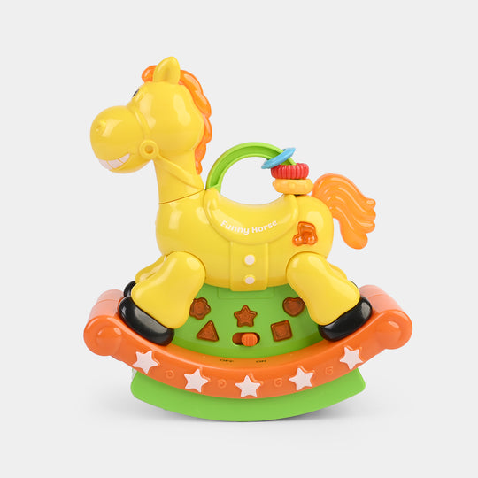 Electric Funny Horse Musical Toy