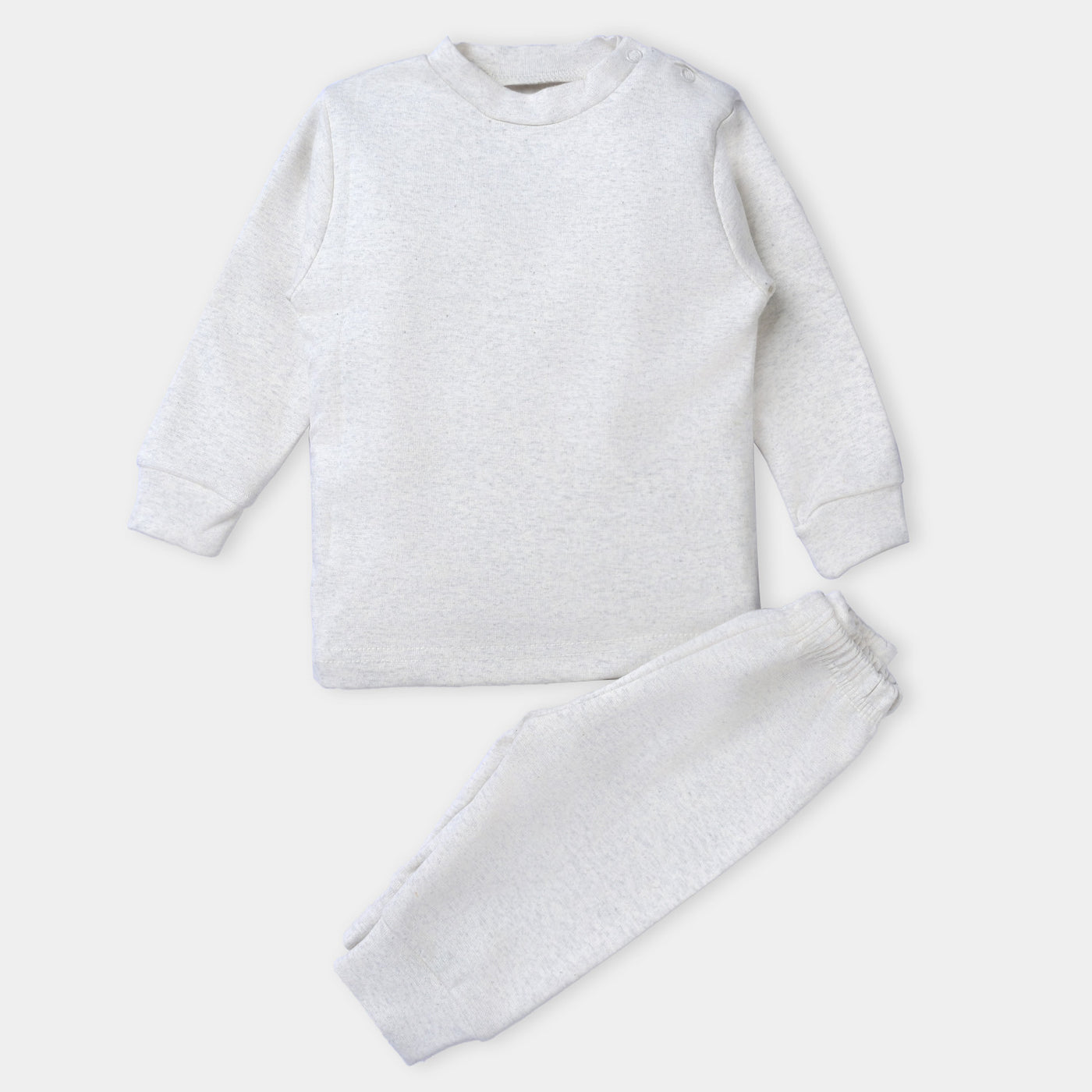 Infant Unisex Thermal Suit-Off White