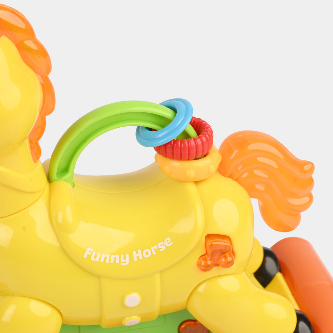 Electric Funny Horse Musical Toy