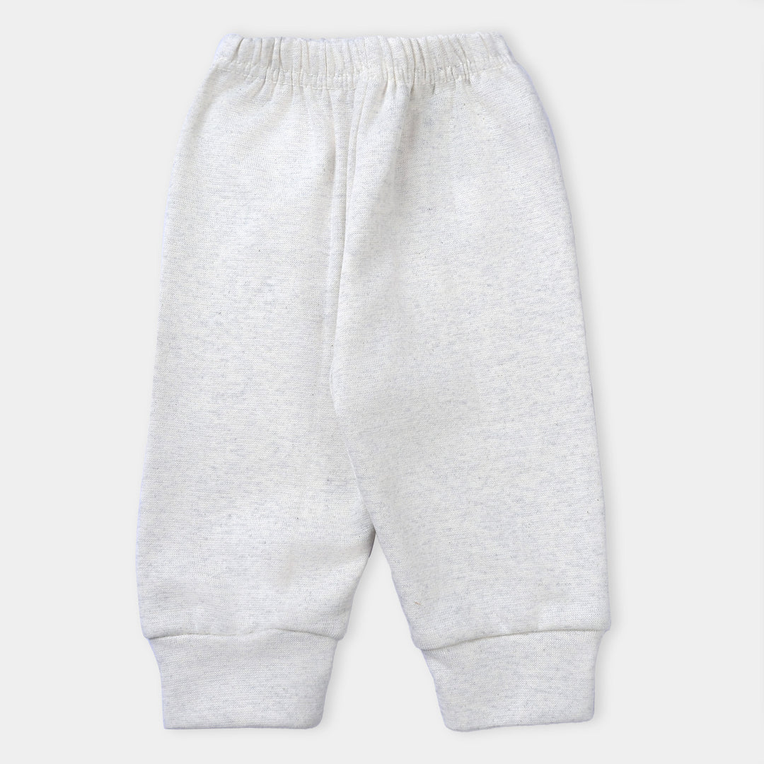 Infant Unisex Thermal Suit-Off White