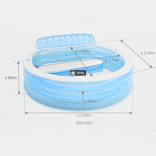 Intex Swim Center Family Inflatable Pool – Comfort & Fun